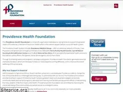 Sites similar to providencehealthfoundation.org