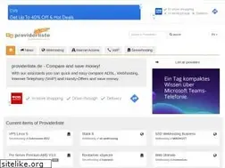Sites similar to provider-liste.de