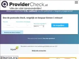 Sites similar to providercheck.nl