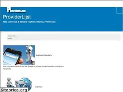 Sites similar to providerlijst.nl