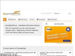 Sites similar to providerliste.at
