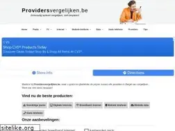 Sites similar to providersvergelijken.be