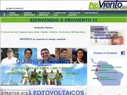 Sites similar to proviento.com.pe