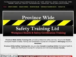 Sites similar to provincewidesafetytraining.ca