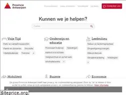 Sites similar to provincieantwerpen.be