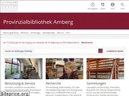 Sites similar to provinzialbibliothek-amberg.de