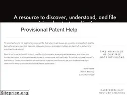 Sites similar to provisionalpatenthelp.com