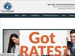 Sites similar to provisionbrokerage.com