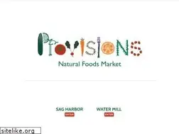 Sites similar to provisionsnaturalfoods.com