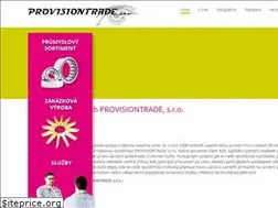 Sites similar to provisiontrade.cz