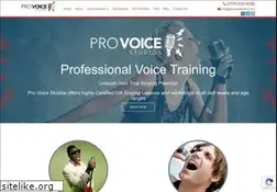 Sites similar to provoicestudios.com