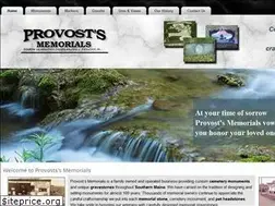 Sites similar to provostsmemorials.com
