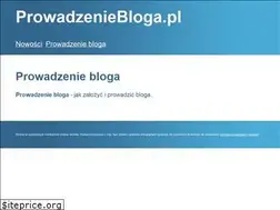 Sites similar to prowadzeniebloga.pl