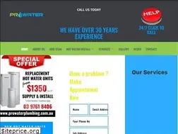 Sites similar to prowaterplumbing.com.au