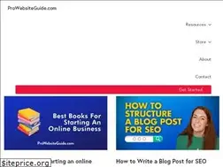 Sites similar to prowebsiteguide.com
