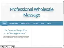 Sites similar to prowholesalemassage.com