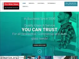 Sites similar to prowideglass.com