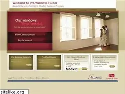 Sites similar to prowindowanddoor.us