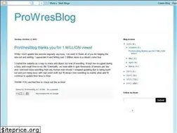Sites similar to prowresblog.blogspot.com