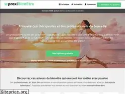 Sites similar to proxibienetre.fr