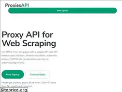 Sites similar to proxiesapi.com