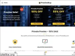 Sites similar to proxiesbuy.com