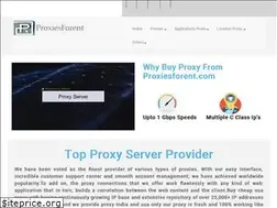 Sites similar to proxiesforent.com