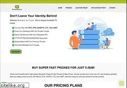 Sites similar to proxiesforrent.com