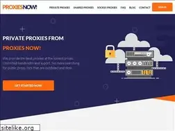 Sites similar to proxiesnow.com