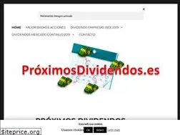 Sites similar to proximosdividendos.es