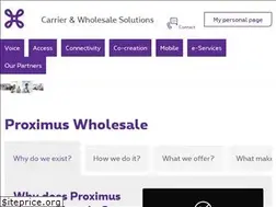 Sites similar to proximuswholesale.be