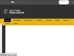 Sites similar to proxsecur.ca