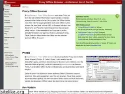 Sites similar to proxy-offline-browser.de