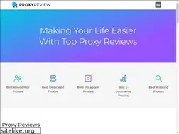 Sites similar to proxy-review.com