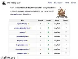 Sites similar to proxybay.github.io