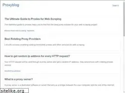 Sites similar to proxyblog.dev