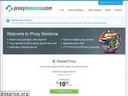 Sites similar to proxybonanza.com