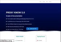 Sites similar to proxyknow.com