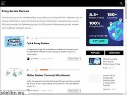Sites similar to proxyreview.net