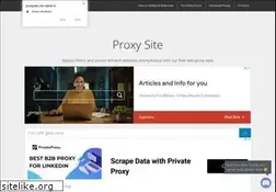 Sites similar to proxysite.site