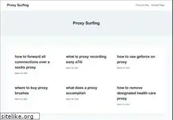 Sites similar to proxysurfing.org
