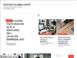 Sites similar to proyectoambulante.org