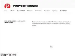 Sites similar to proyectocinco.com