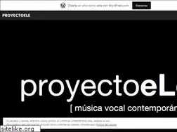 Sites similar to proyectoele.net