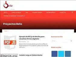 Sites similar to proyectosbeta.net