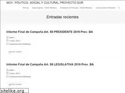 Sites similar to proyectosur.org.ar
