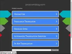 Sites similar to prozcomblog.com