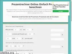 Sites similar to prozentrechner.net