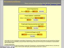 Sites similar to prozentrechner.org