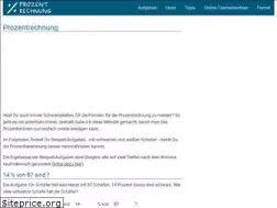 Sites similar to prozentrechnung.net